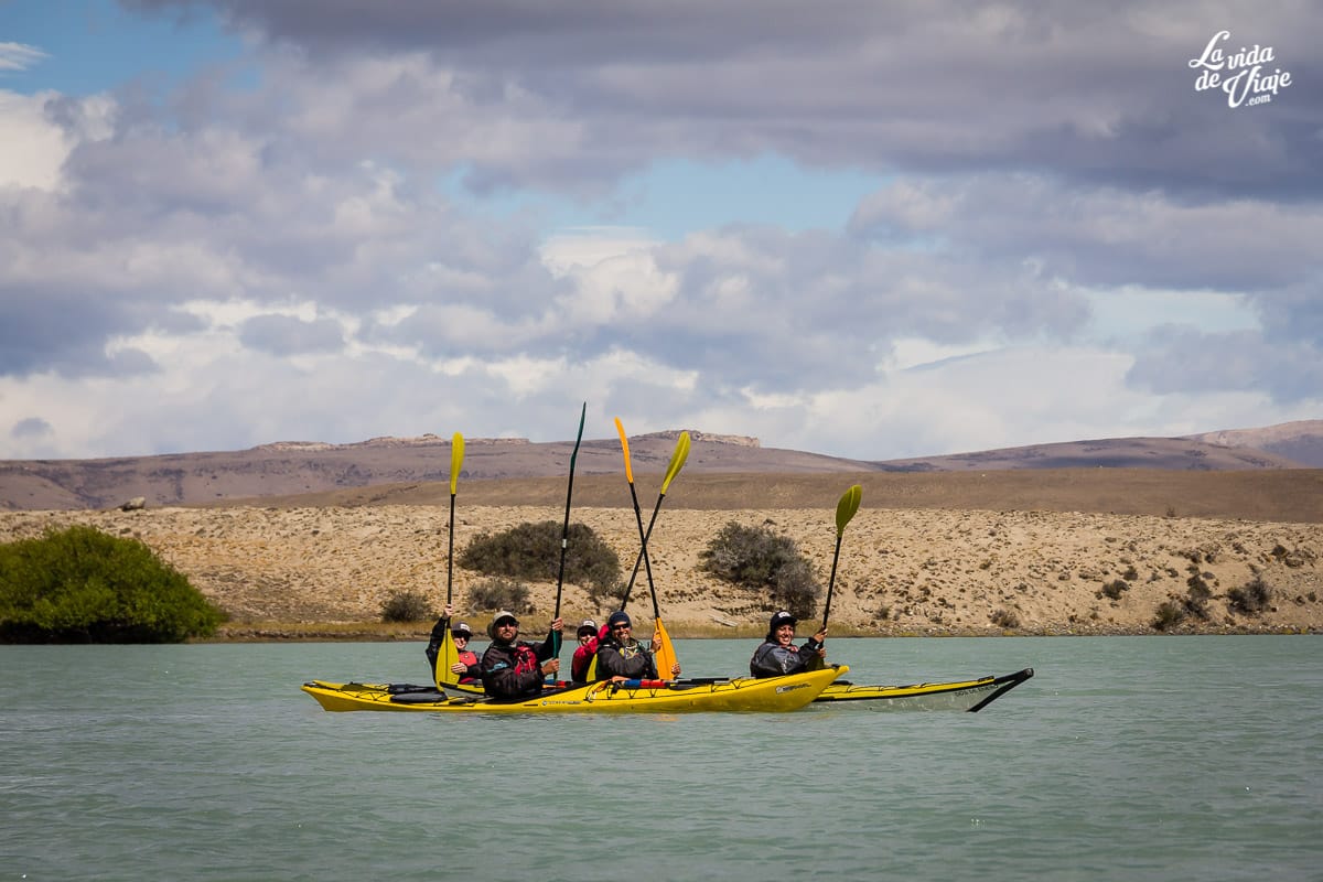 kayak rio la leona_el calafate_la vida de viaje