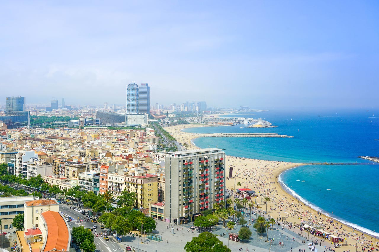 playas de Barcelona